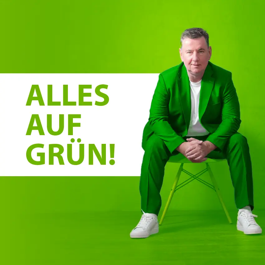 Claim ALLES AUF GRÜN